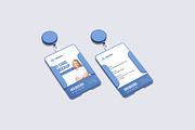 Id Card Holder Mockup, a Product Mockup by Riel Concept (Thumbnail 5 of 5)