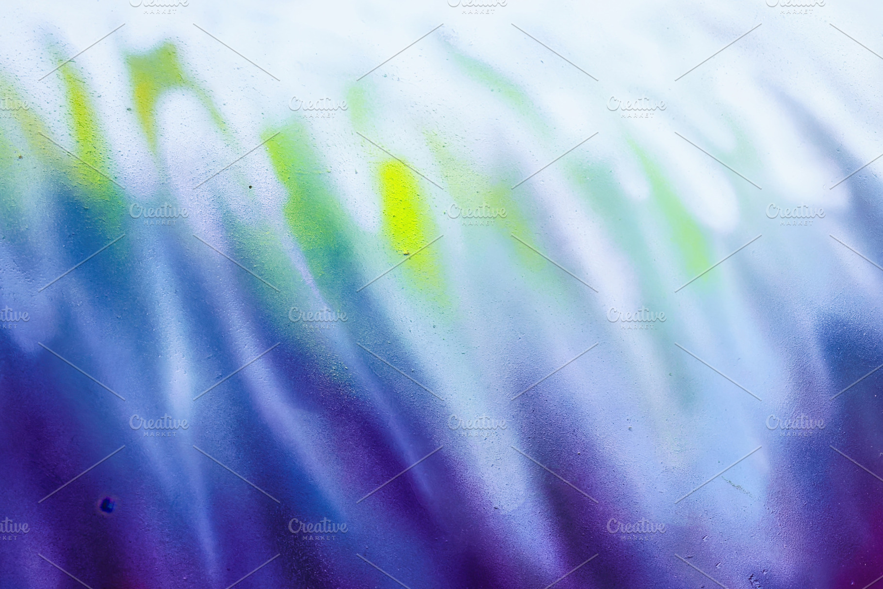Gradient color graffiti background with abstract spray paint texture. Modern ur, an Abstract Photo by Eugene_Photo