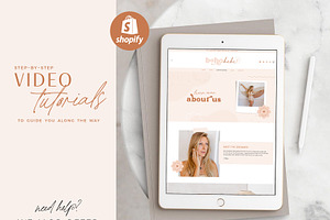 Shopify Theme - Neutral Boho