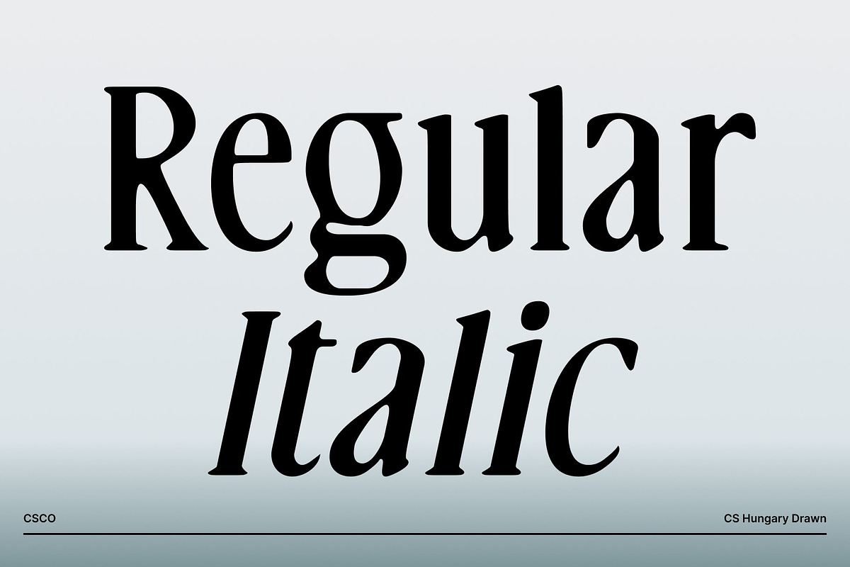 CS Hungary Drawn, a Serif Font by Craft Supply Co. (Photo 2 of 8)