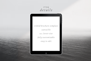 Minimal Trifold Brochure Template, a Brochure Template by frommakertomaker (Thumbnail 3 of 4)