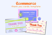 Ecommerce Thank You Card Templates, a Card Template by Hell Yeah Designs (Thumbnail 1 of 4)