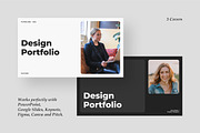 KARA - Portfolio Google Slides, a Presentation Template by Gaize (Thumbnail 2 of 10)