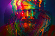Anaglyph Photo Effect Template, a Layer Style Add-On by DesignerCandies (Thumbnail 4 of 5)