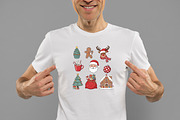 Retro Christmas PNG Sublimation, an Illustration by Daily.Designs (Thumbnail 2 of 5)