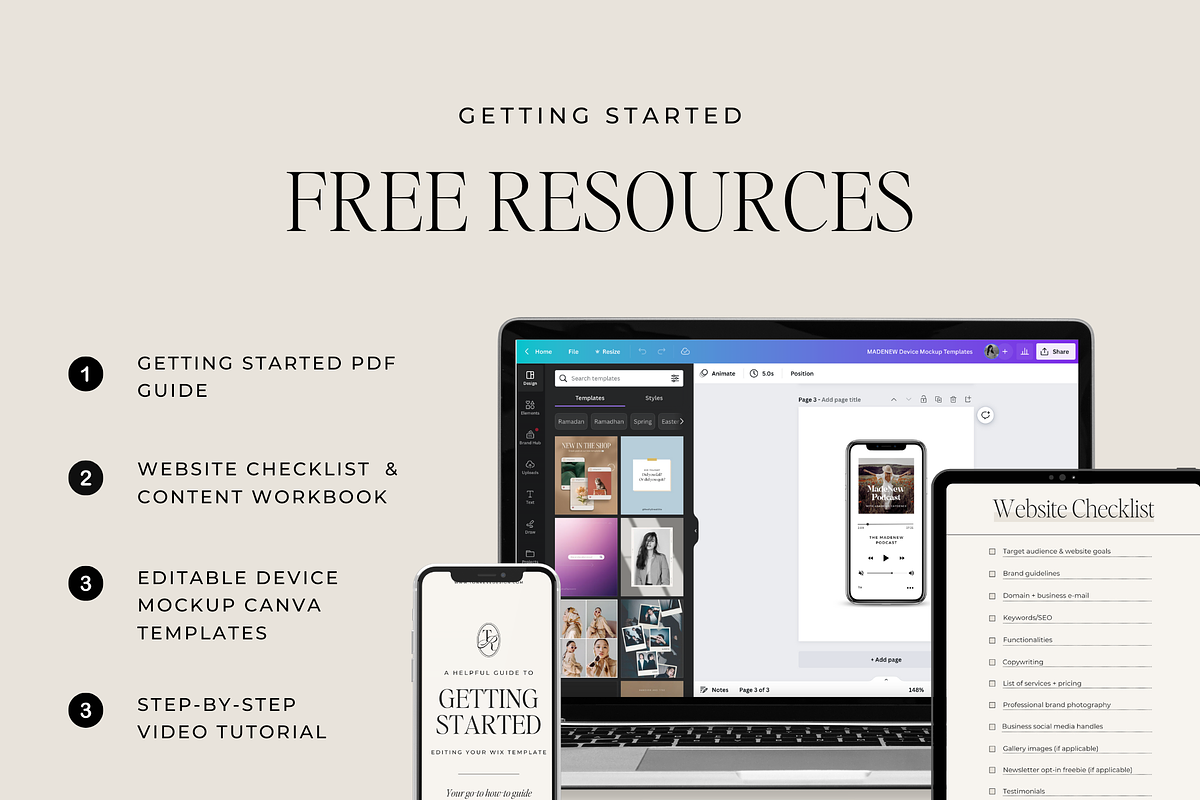 Blog, Podcast Wix Website Template, a Wix Template by Ton Rêve Design Studio (Photo 8 of 9)