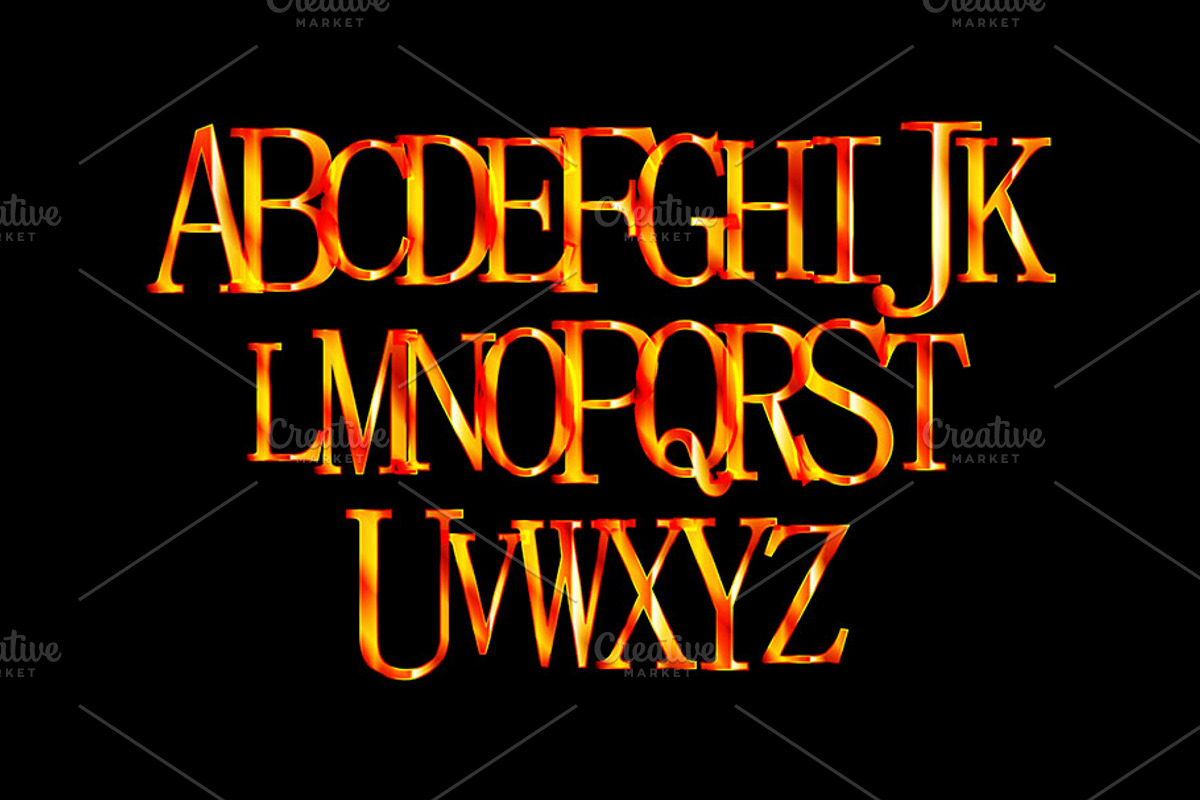 Childish capital letters., a Graphic by Aromeo (Photo 2 of 2)