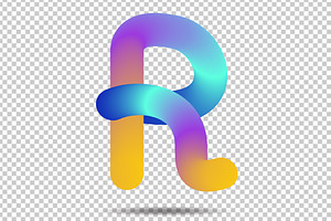 3D Colorful Font