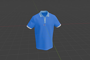 3d Polo-tshirt  Model, an Object 3D Model by hdri360 (Thumbnail 2 of 5)