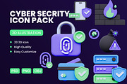 Cyber Security 3D Icon Pack, an Object 3D Model by deviapuspitasari2 (Thumbnail 2 of 2)