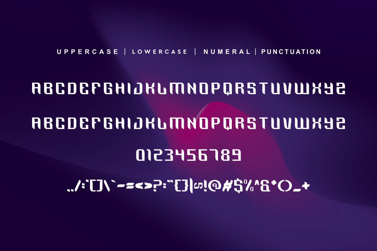 Grotech - Tech & Futuristic Font, a Sans Serif Font by QR Design Studio (Photo 6 of 8)
