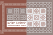 Kolm Keltek, a Symbol Font by 2DTypo (Thumbnail 1 of 6)