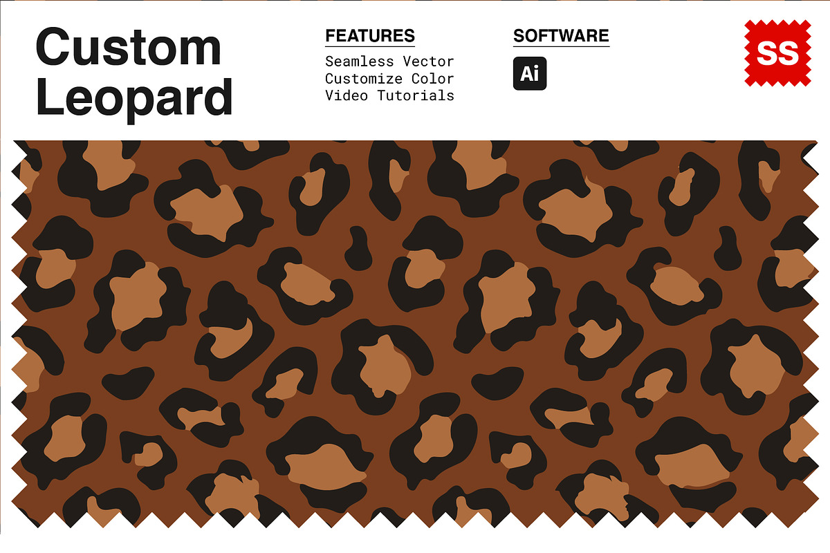 Custom Leopard Pattern, a Pattern Graphic by Swatch Supply (Photo 1 of 8)