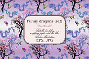 Funny dragons, a Pattern Graphic by Designs by Helen Trupak (Thumbnail 8 of 10)