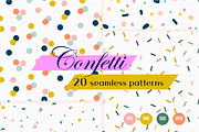 Confetti Festival-Seamless Patterns, a Pattern Graphic by InaCorart (Thumbnail 1 of 7)