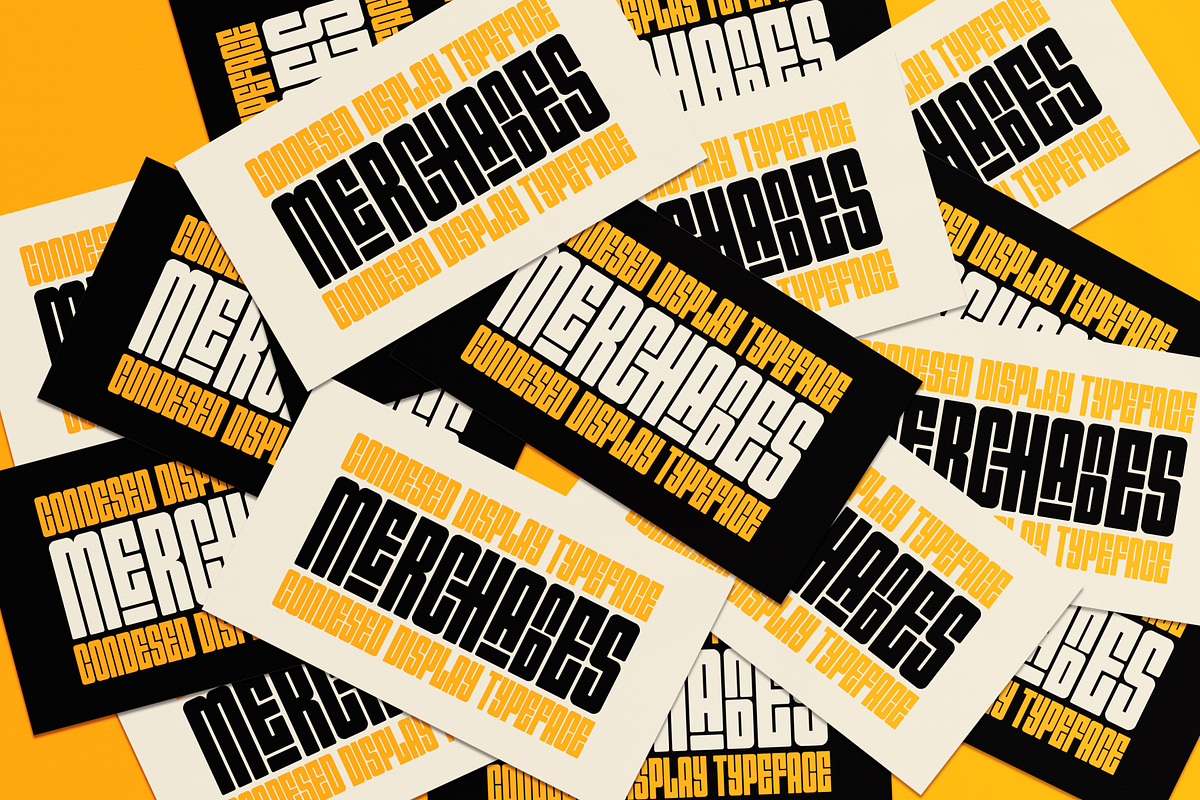 Merchandes - A Condensed Display Fon, a Sans Serif Font by Marvadesign (Photo 4 of 6)