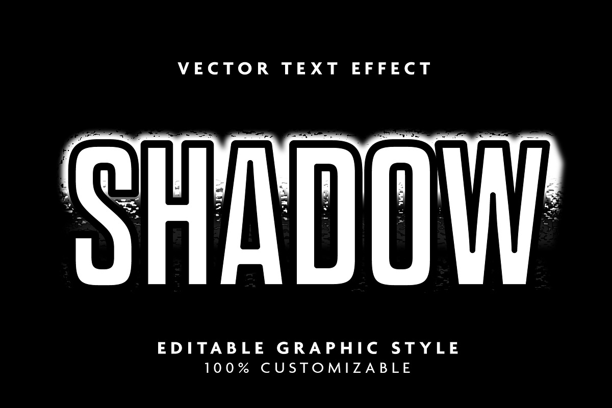 Grunge Block Shadow Text Effect