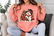 Christmas Snowman PNG, a Seasonal Illustration by Craft Nest (Thumbnail 3 of 6)