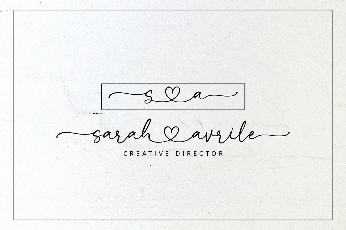 Holla Mine - Heart Swash Script Font, a Handwritten Font by Myn Type (Photo 4 of 12)