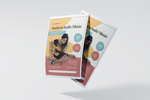 Bold Acoustic Indie Concert Poster, a Flyer Template by Artnivora.Std