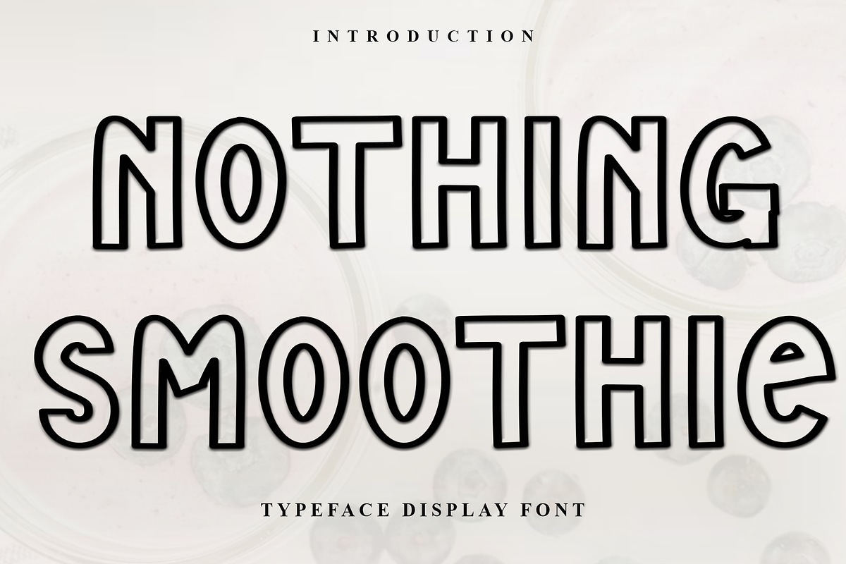 Nothing Smoothie, a Script Font by FreshTypeINK (Photo 1 of 8)