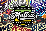 Mattoa, a Script Font by Bombastype (Thumbnail 1 of 13)