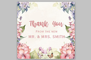 Hydrangea Flowers Clipart Watercolor, a Decorative Illustration by LeCoqDesign (Thumbnail 3 of 5)