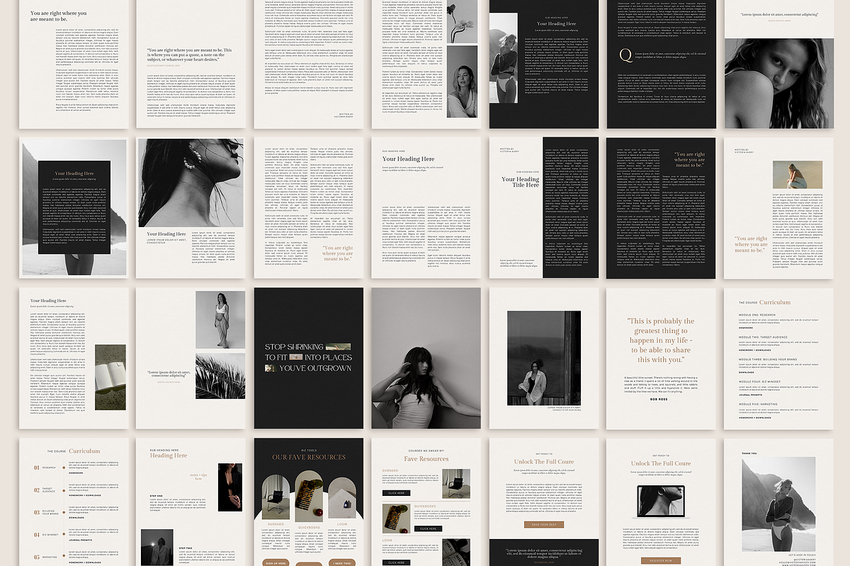 MUSE Course eBook Template | Canva, a Magazine Template by Luna Soul Design (Photo 7 of 8)