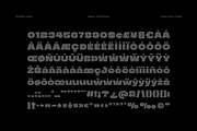 Triver - Bold Inktrap Font, a Sans Serif Font by limitype (Thumbnail 11 of 12)