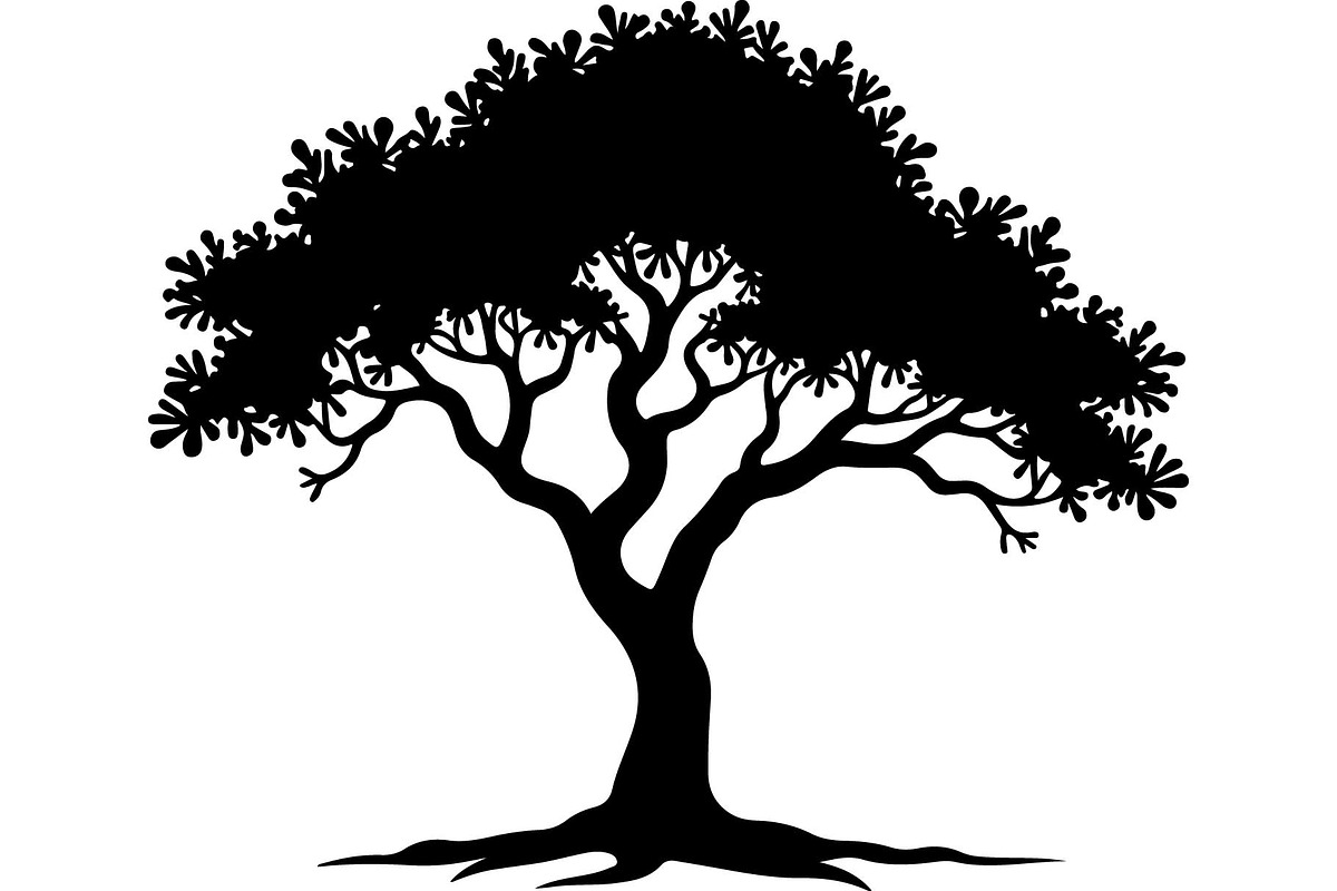 Silhouette Tree Vector Clipart Pack, an Object Graphic by jahid234 (Photo 2 of 10)