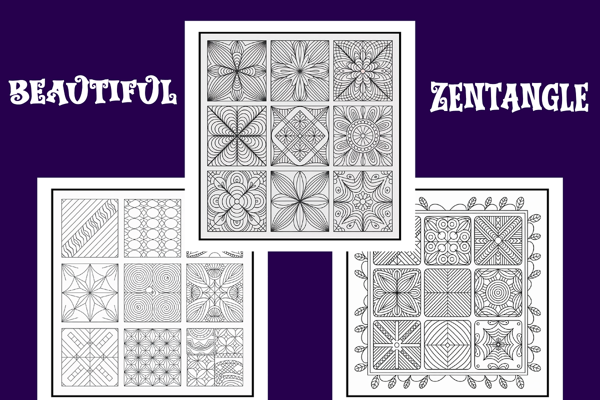 Zentangle Patterns Adults Coloring, an Animal Illustration by Design Home (Photo 3 of 4)