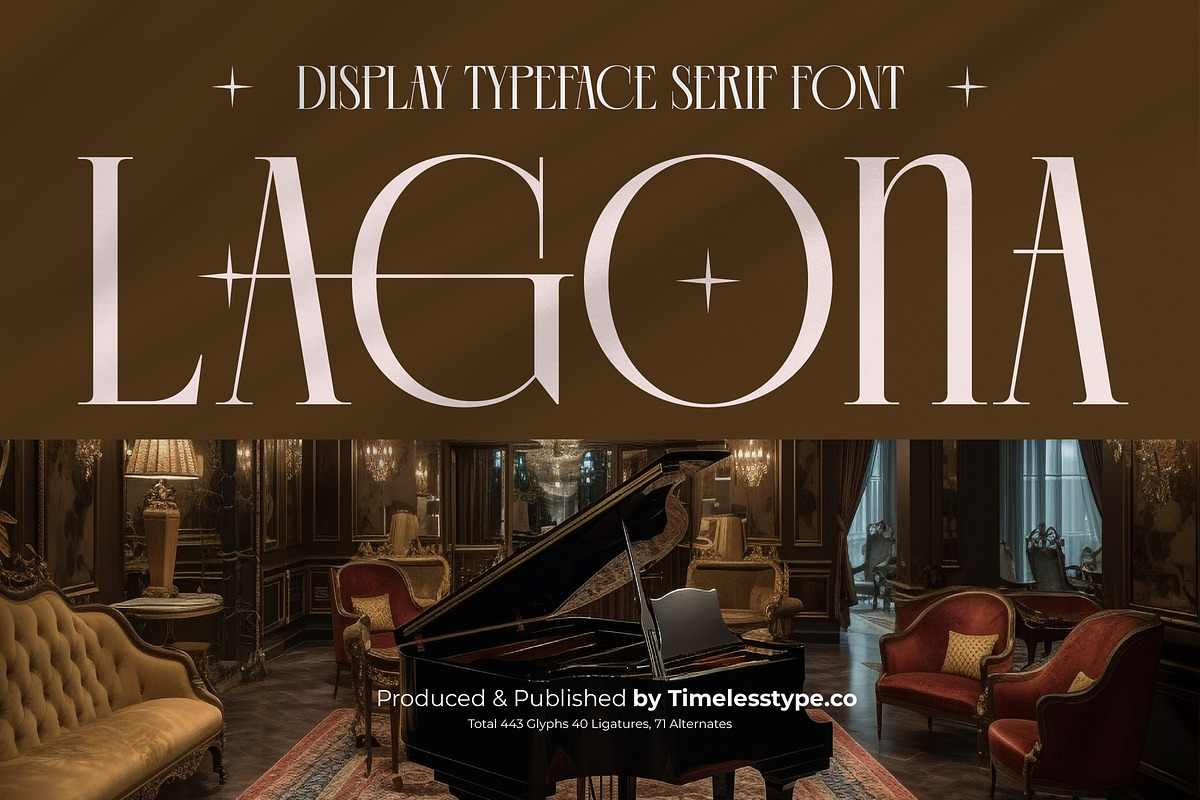 Lagona Display Typeface Serif Font, a Serif Font by timelesstype.co (Photo 1 of 20)