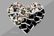 Love Heart Photo Collage Template, a Social Media Template by DesignerCandies (Thumbnail 2 of 5)