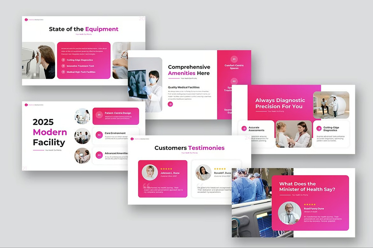 Medical Clinic Powerpoint Templates, a Presentation Template by Fit-tee (Photo 8 of 11)