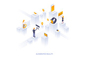 Modern isometric illustration, a Person Illustration by Creative Graphics (Thumbnail 3 of 12)