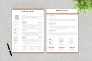 Nude Resume / CV & Cover Letter, a Resume Template by McLittle Stock (Thumbnail 3 of 4)