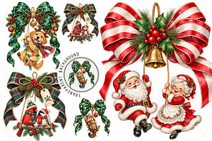 Hanging Bow Ornament Sublimation, a Work Illustration by SinaCreation