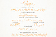 Carlington, a Script Font by Byuly Ayika (Thumbnail 8 of 8)