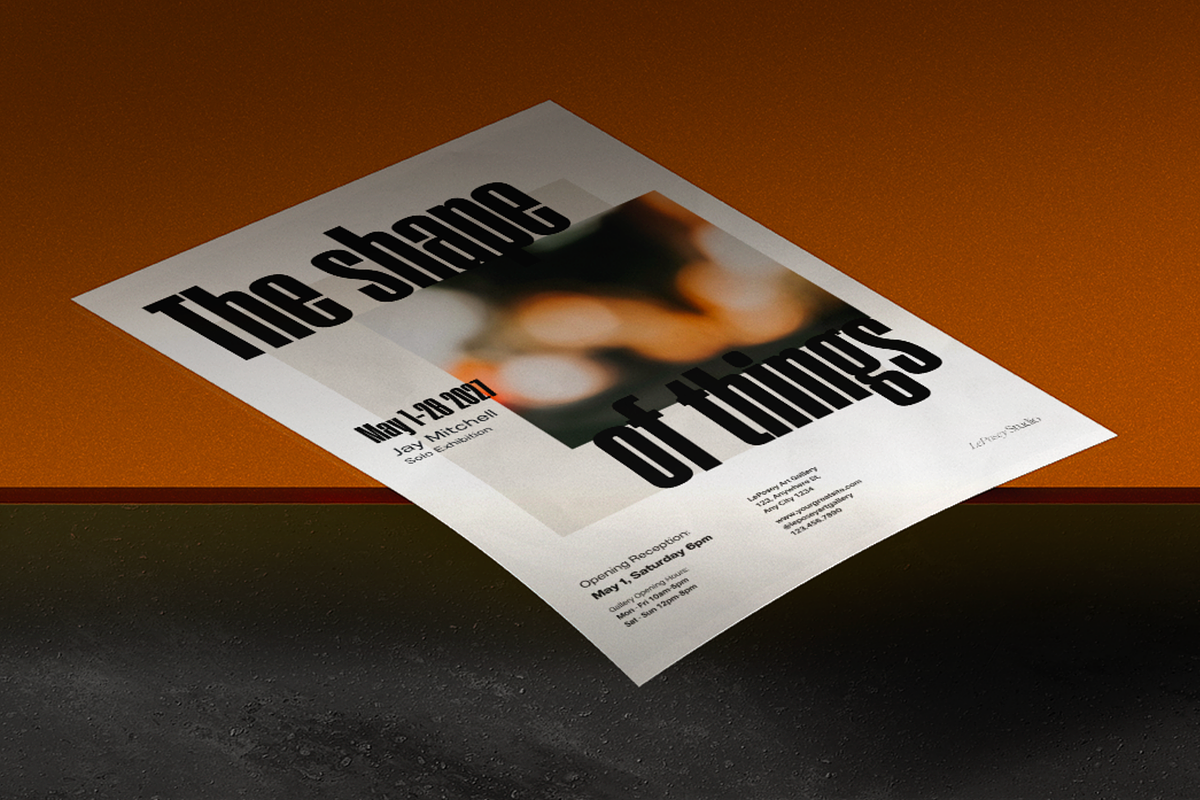 Bold Event Poster Template Canva, a Poster Template by LePosey Studio (Photo 3 of 8)