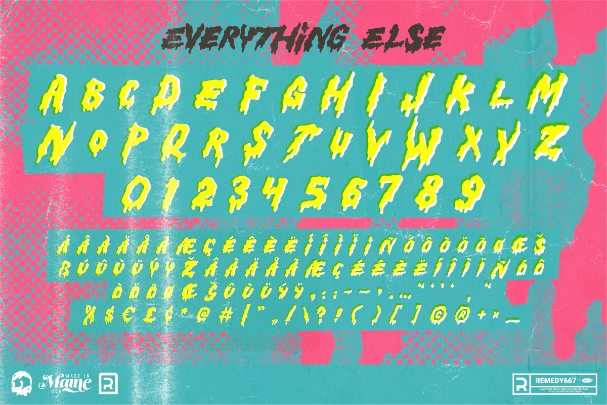 Hell Builder - 90's Teen Horror Font preview 4