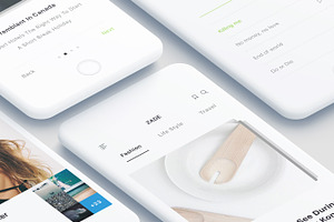 Zade Mobile App UI KIT