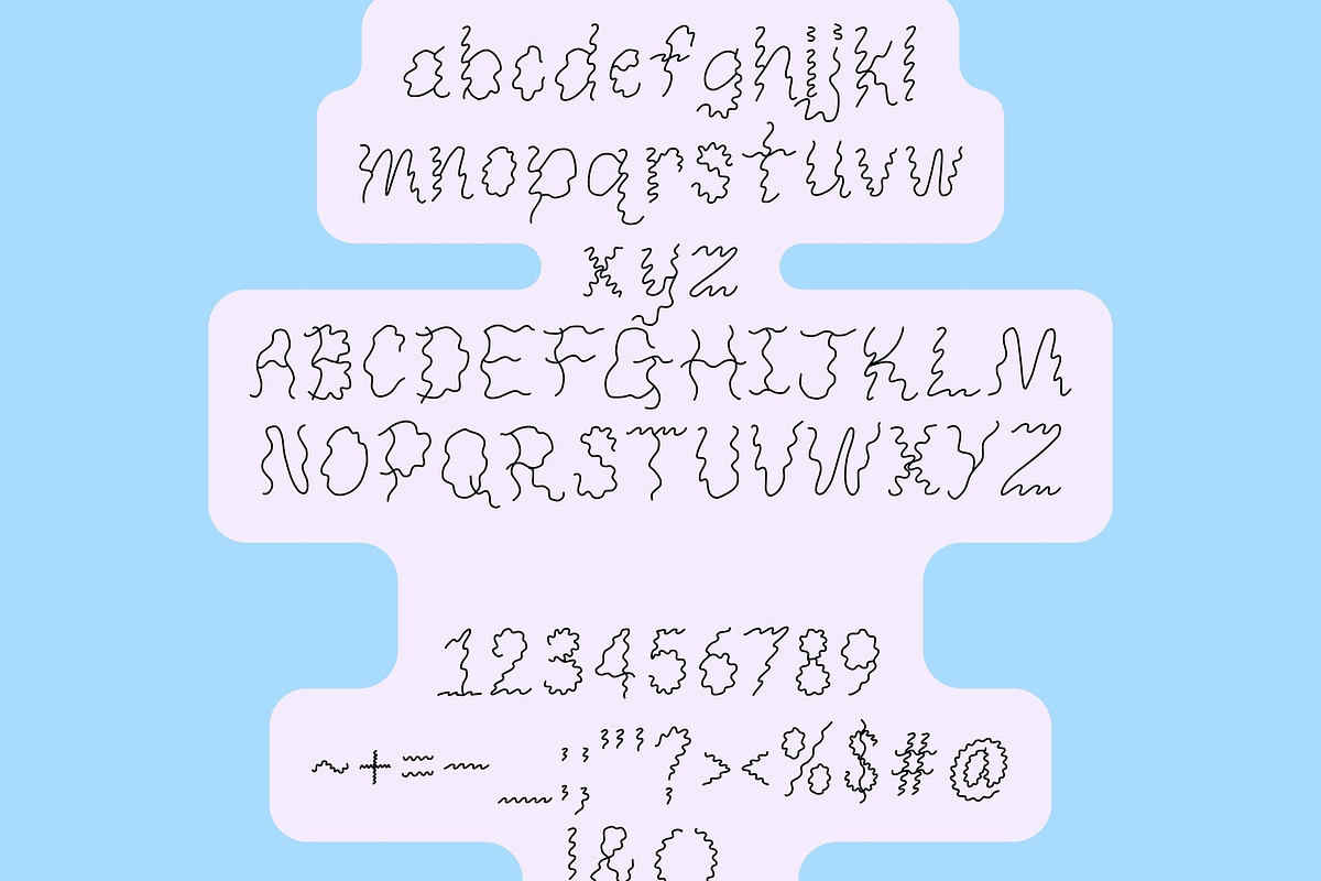 Ride The Wave/Wavy Hand-drawn font, a Handwritten Font by Eryn Rose Design (Photo 2 of 7)