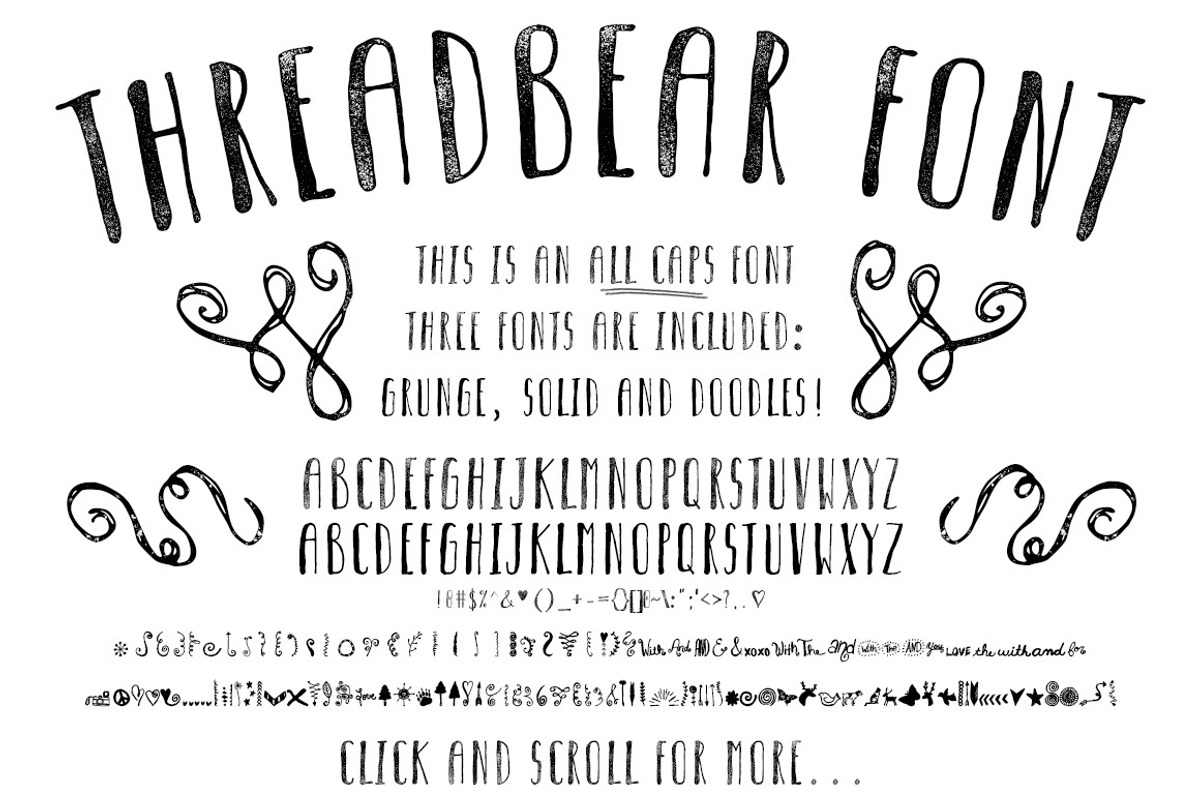 Threadbear Font