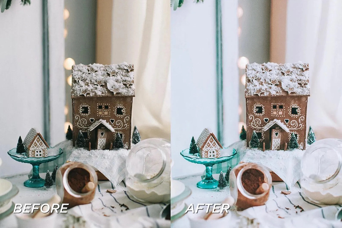 50+ Winter Lightroom Preset Bundle, a Preset Add-On by TheWayfarerShoppe (Photo 9 of 9)