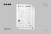 Invoice Template - Dotte, a Stationery Template by fakhroo (Thumbnail 1 of 3)