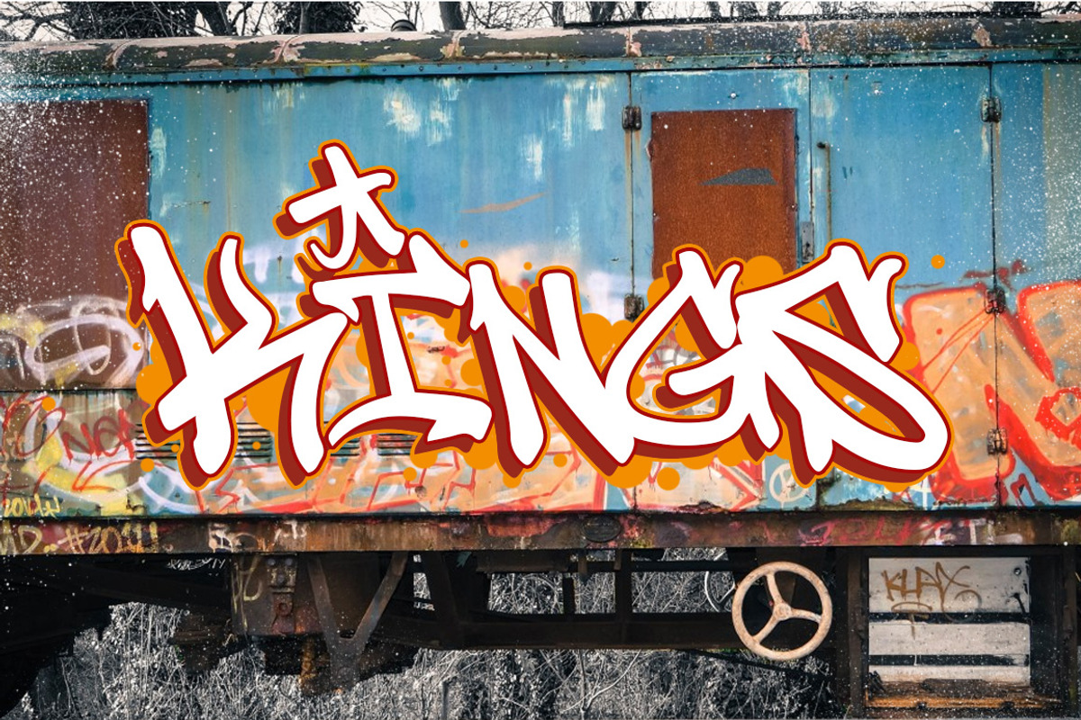 Graffiti Inspired Typeface | Syrup preview 3