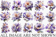 Whimsical Spring Flowers Clipart PNG, an Illustration by Canvas Craft (Thumbnail 3 of 7)