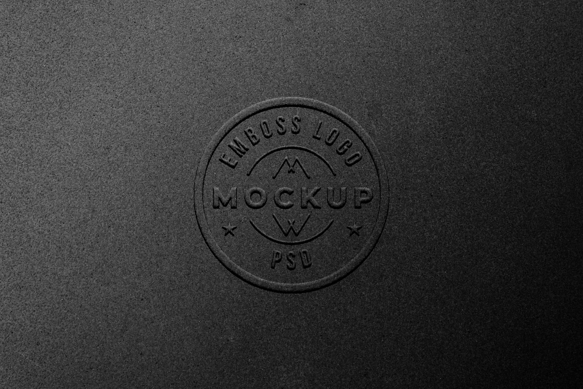 Embossed Logo Mockup, a Product Mockup by ExplicitConcepts