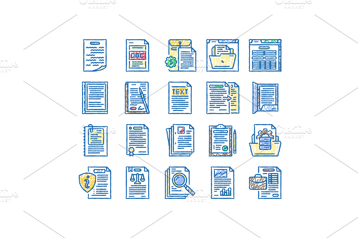 document paper file business page, an Object Illustration by pikepicture