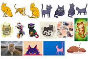 Cat Wall Art Prints Set, Cat Posters, an Animal Photo by Chipshpow Graphics (Thumbnail 7 of 7)